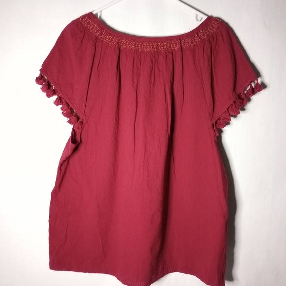 NWT Architect maroon top size XL - Picture 6 of 8
